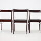 1950s Ole Wanscher chairs in Mahogany Denmark