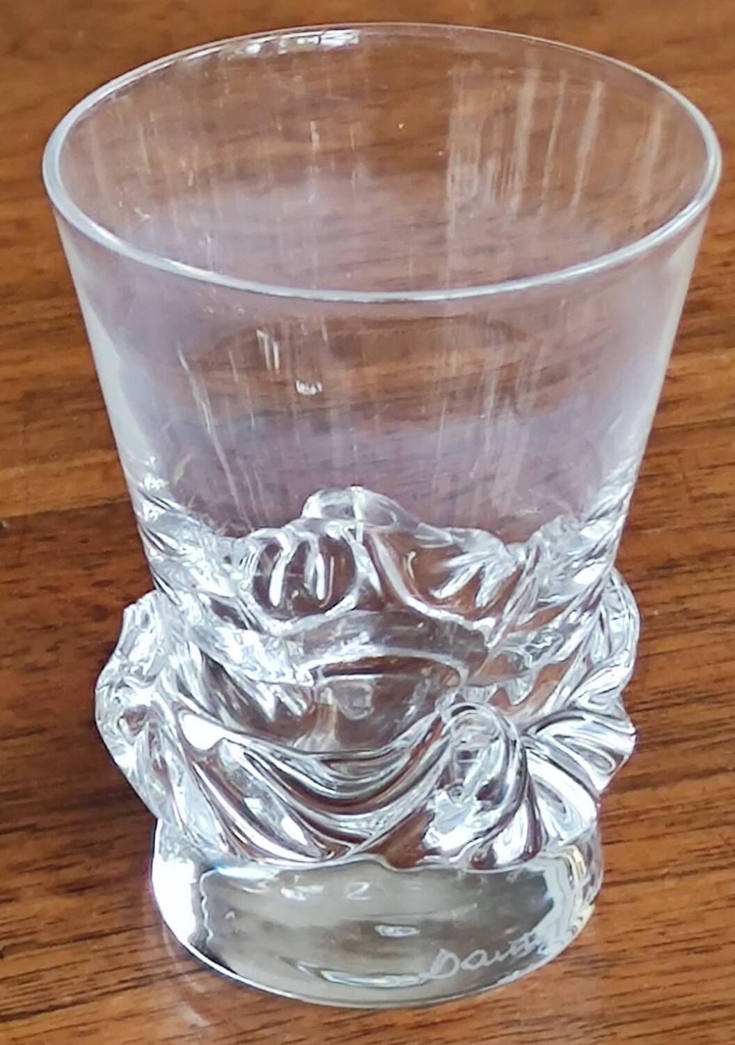 Series 10 crystal glasses Daum France model Sorcy