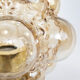 Amber Glass Bubble Applique by Helena Tynell, 1960s