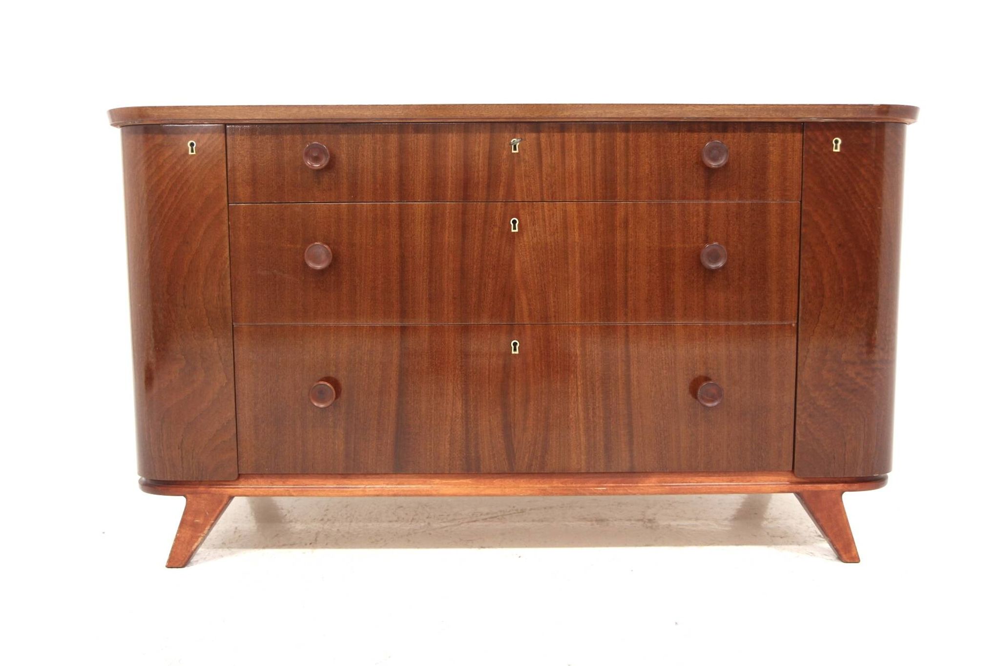 Commode scandinave en acajou, Swedish modern, Suède, 1940