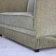 1970s, Danish 2-seater sofa, furniture velour, beech wood legs.