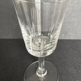 6 verres anciens à  porto en cristal taillé