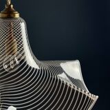 Suspended glass chandelier from Murano, Italy, 1970s.