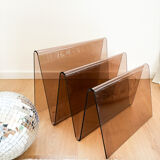 Acrylic magazine rack