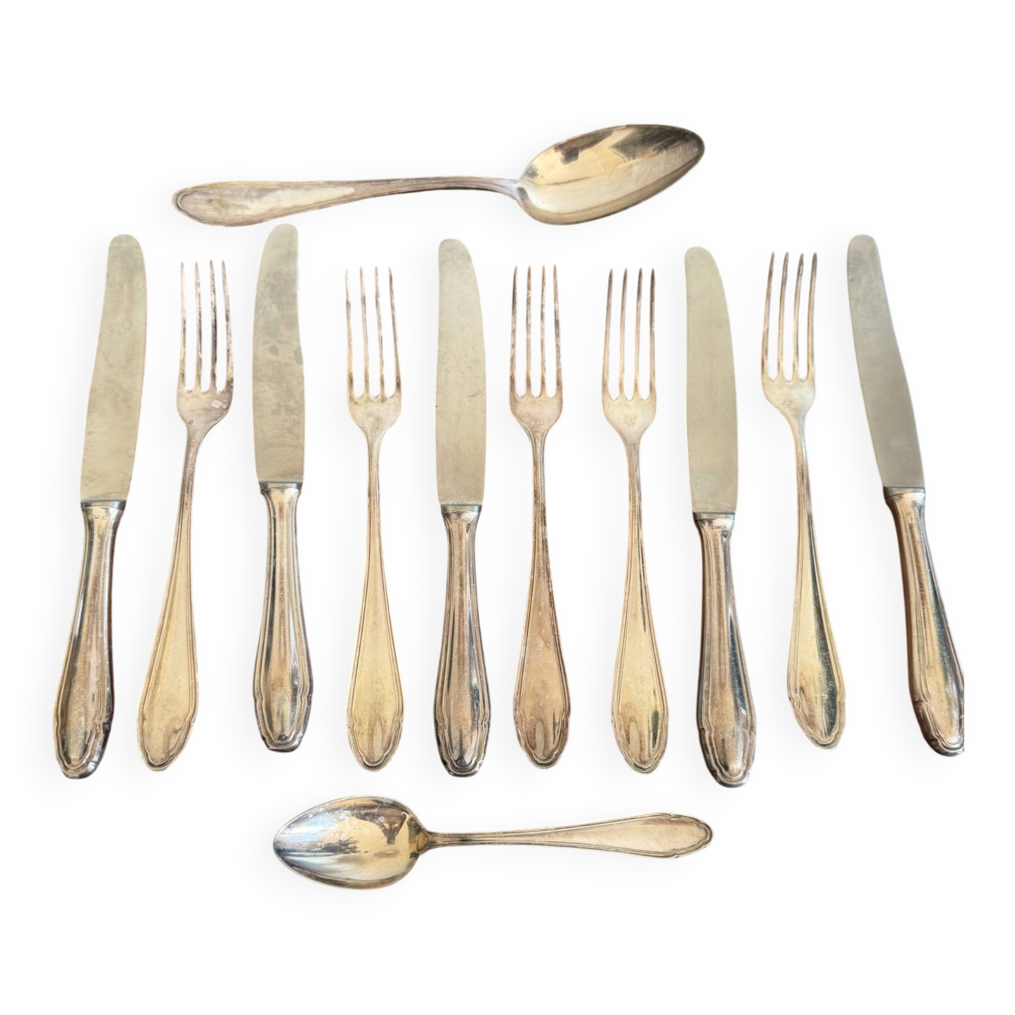 Set of solid silver cutlery Germany