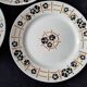 Set of 3 flat plates Pexonne Fenal Frères Nymphéa model