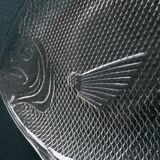 Plat en verre forme poisson