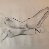 Naked back lying down