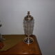 Old urn vase in art deco glass