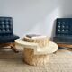 Table basse en travertin magnussen ponte
