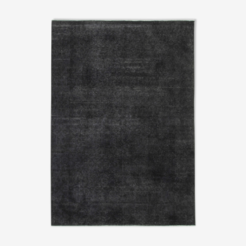 Tapis persan surteint tissé à la main 273 cm x 387 cm tapis en laine noire