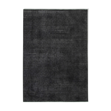Handwoven Persian Overdyed 273 cm x 387 cm Black Wool Carpet