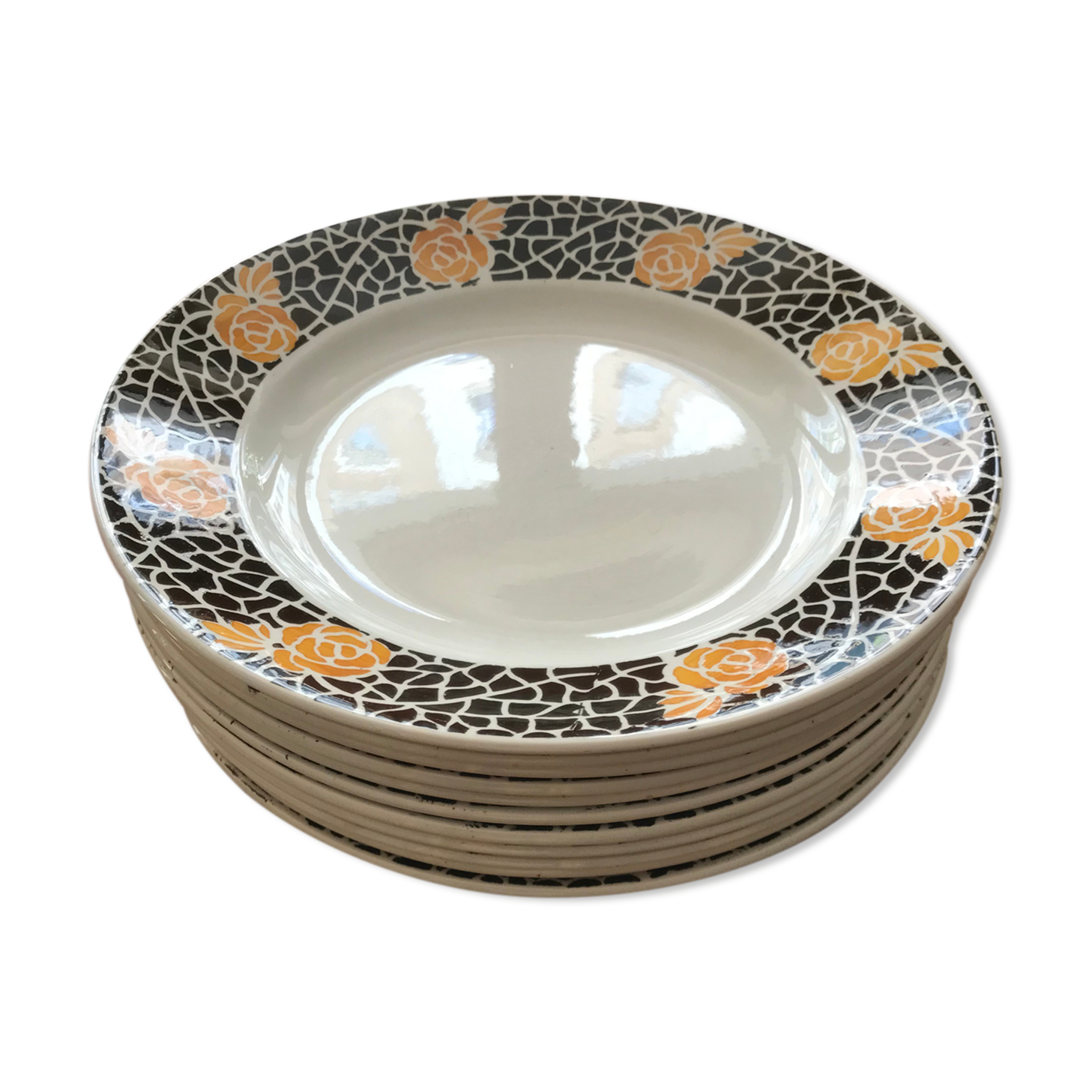 Art Deco flat plates