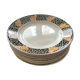 Lot de 11 assiettes plates Art Déco