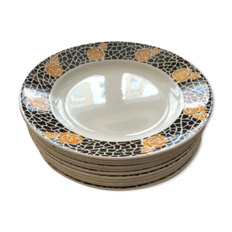 Art Deco flat plates