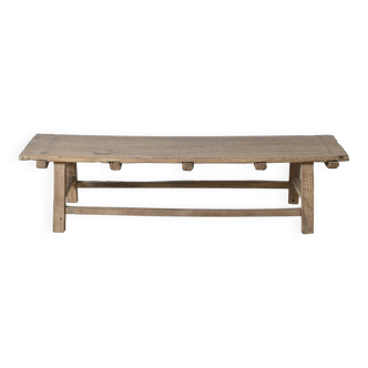 Zhuomian – Coffee table with an antique elm top no. 1