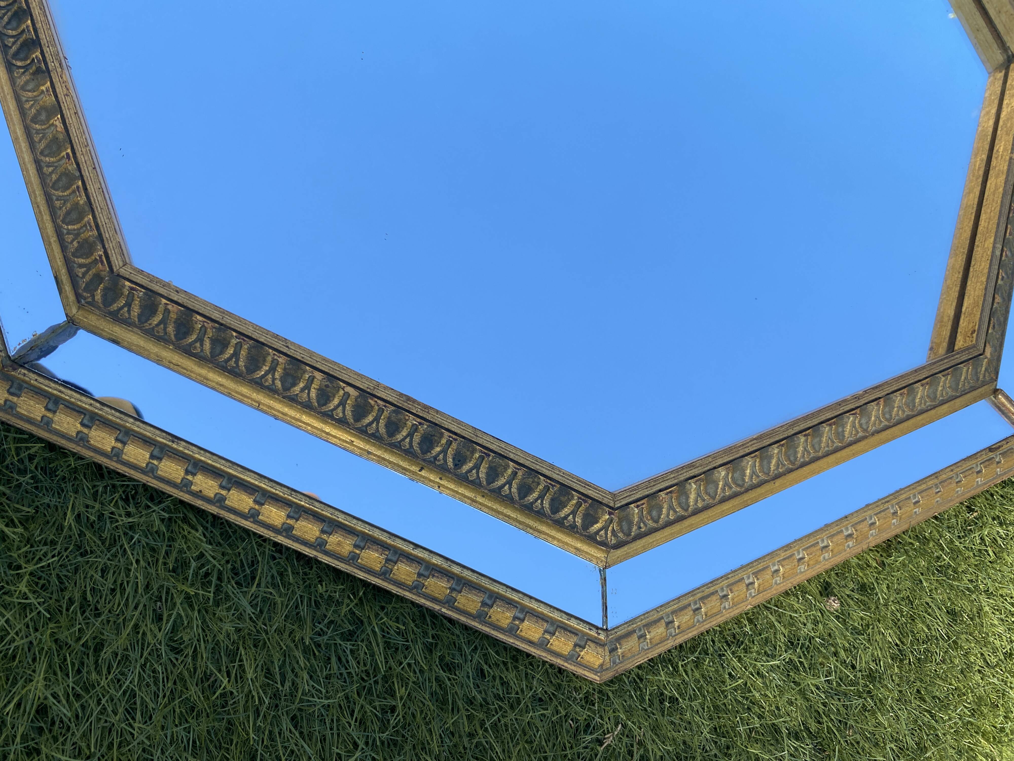 Mirror with glazing beads, 1940s