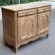Louis XV sideboard renovated in solid oak, 18th century