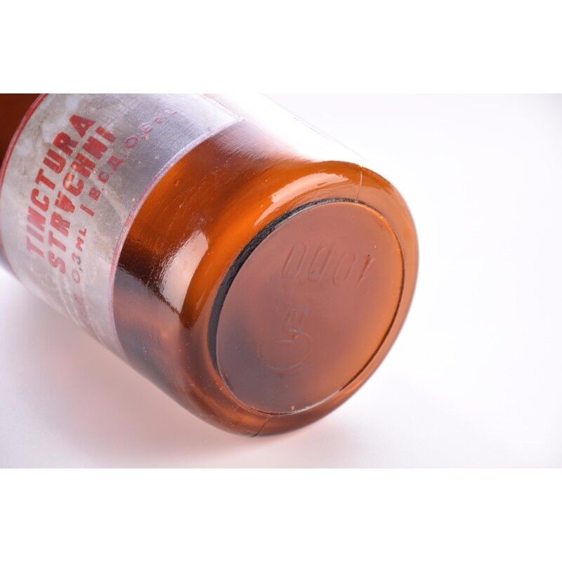 Brocante apothecary bottle 1 ltr with various prints