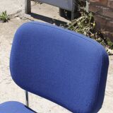 Chairs stella chrome & fabric 1970s, set of 4