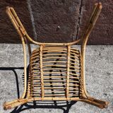 Rattan armchair (60s/70s)