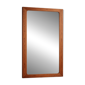 Scandinavian teak mirror