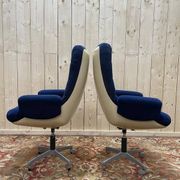 Paire de fauteuils de bureau 1970