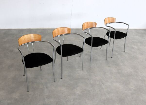 Chaises vintage   chaises de salle à manger   Effezeta   années 80