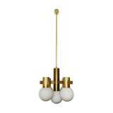 Swedish brass chandelier by Hans Agne Jakobsson