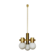 Swedish brass chandelier by Hans Agne Jakobsson