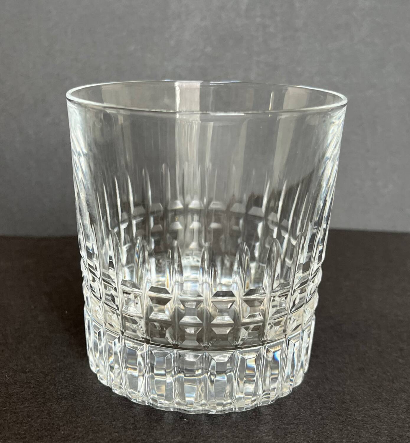 6 crystal whiskey glasses