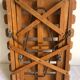 Folding stool with slats