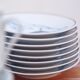 Set of 8 cups and saucers Deshoulieres Limoges