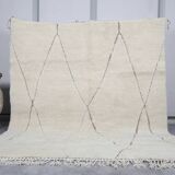 Incroyable tapis marocain - Tapis berbère - Tapis en laine - Tapis minimaliste - Tapis Beni ourain -