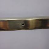 Post-modern shelf in gilded brass, Italy 1970s
