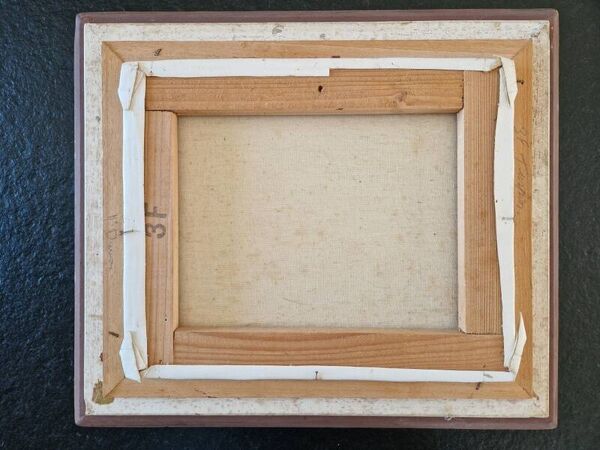 Lucien Delarue (1925-2011) - Huile sur toile - Chemin en Sologne