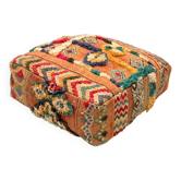 Pouf berbère vintage en laine