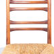 Teak and wicker dining chairs, 1960s
