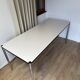 USM Haller desk in pearl grey laminate