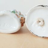Set of 4 porcelain wedding vases
