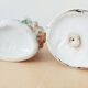 Set of 4 porcelain wedding vases