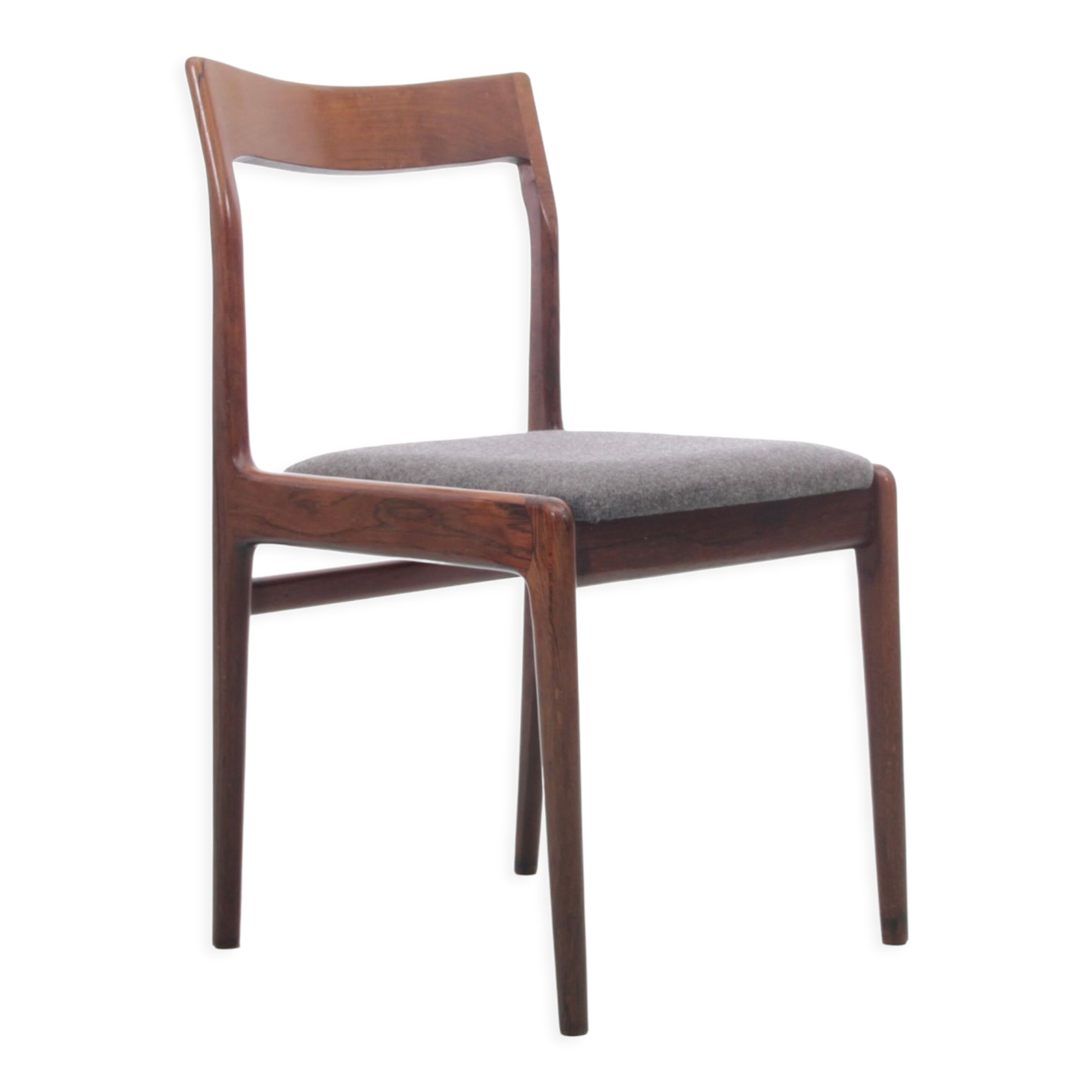 Suite of 6 Scandinavian rosewood chairs from Rio