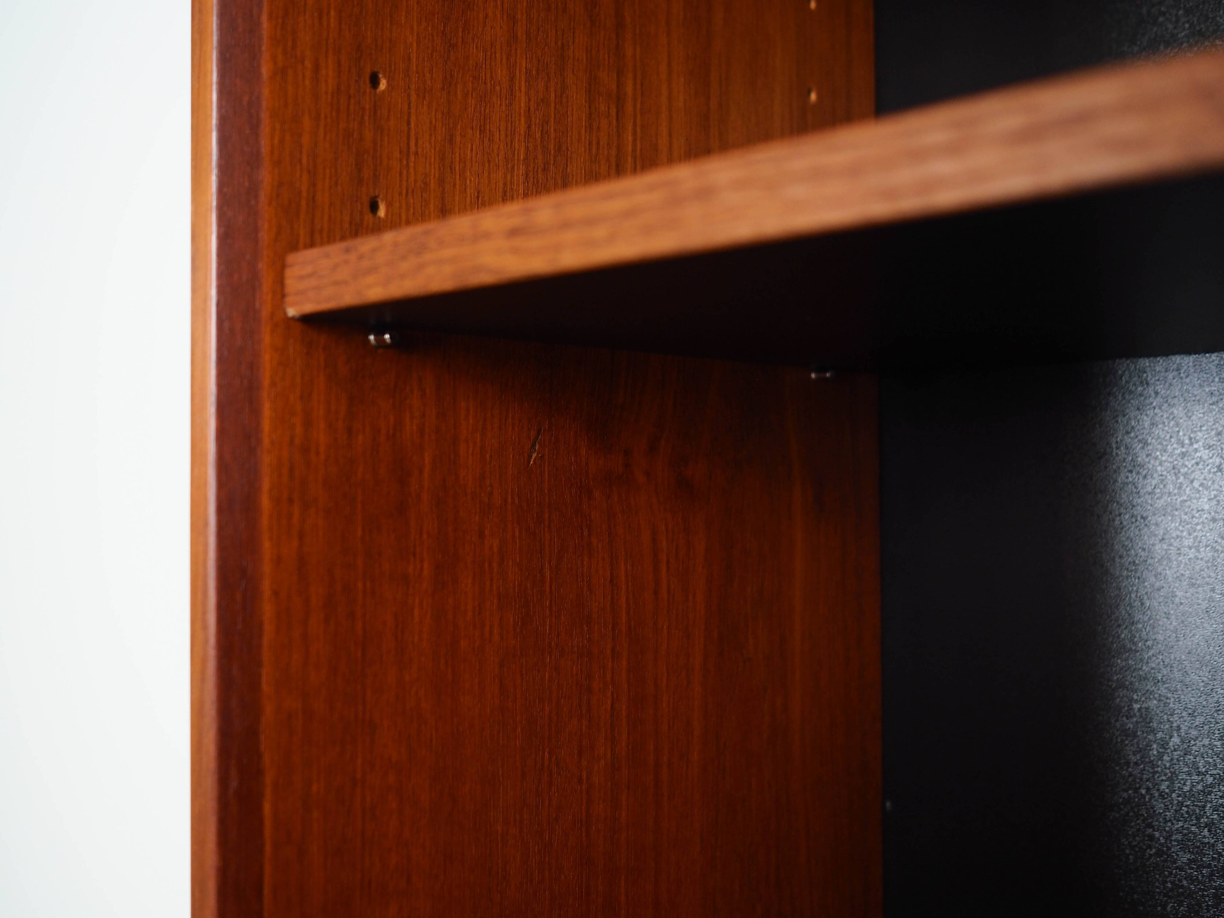 Teak bookcase, Danish design, 1970s, made in Denmark