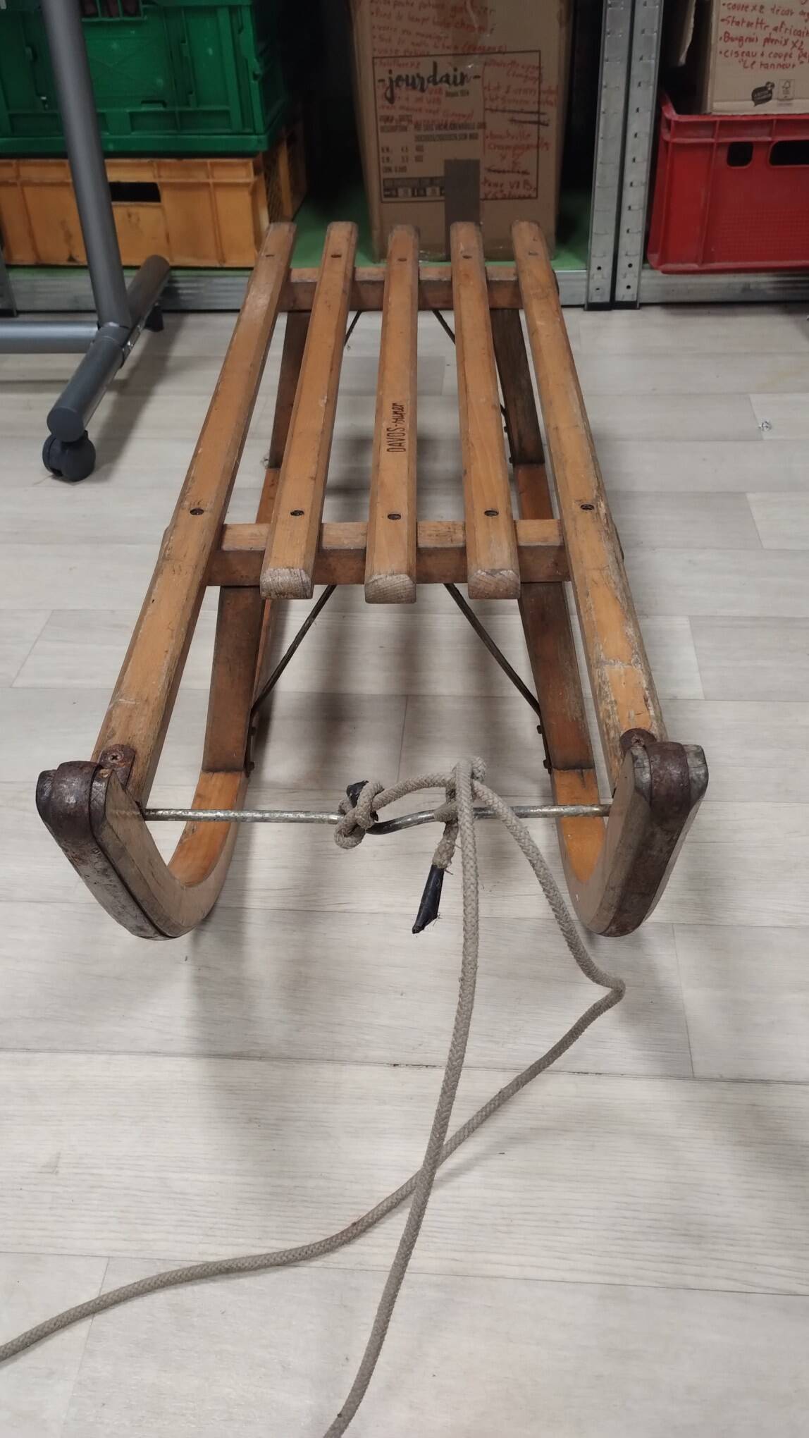 Luge vintage "Davos super"