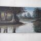 Vintage painting signed M. Bonvin