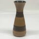 West Germany mustard diabolo vase