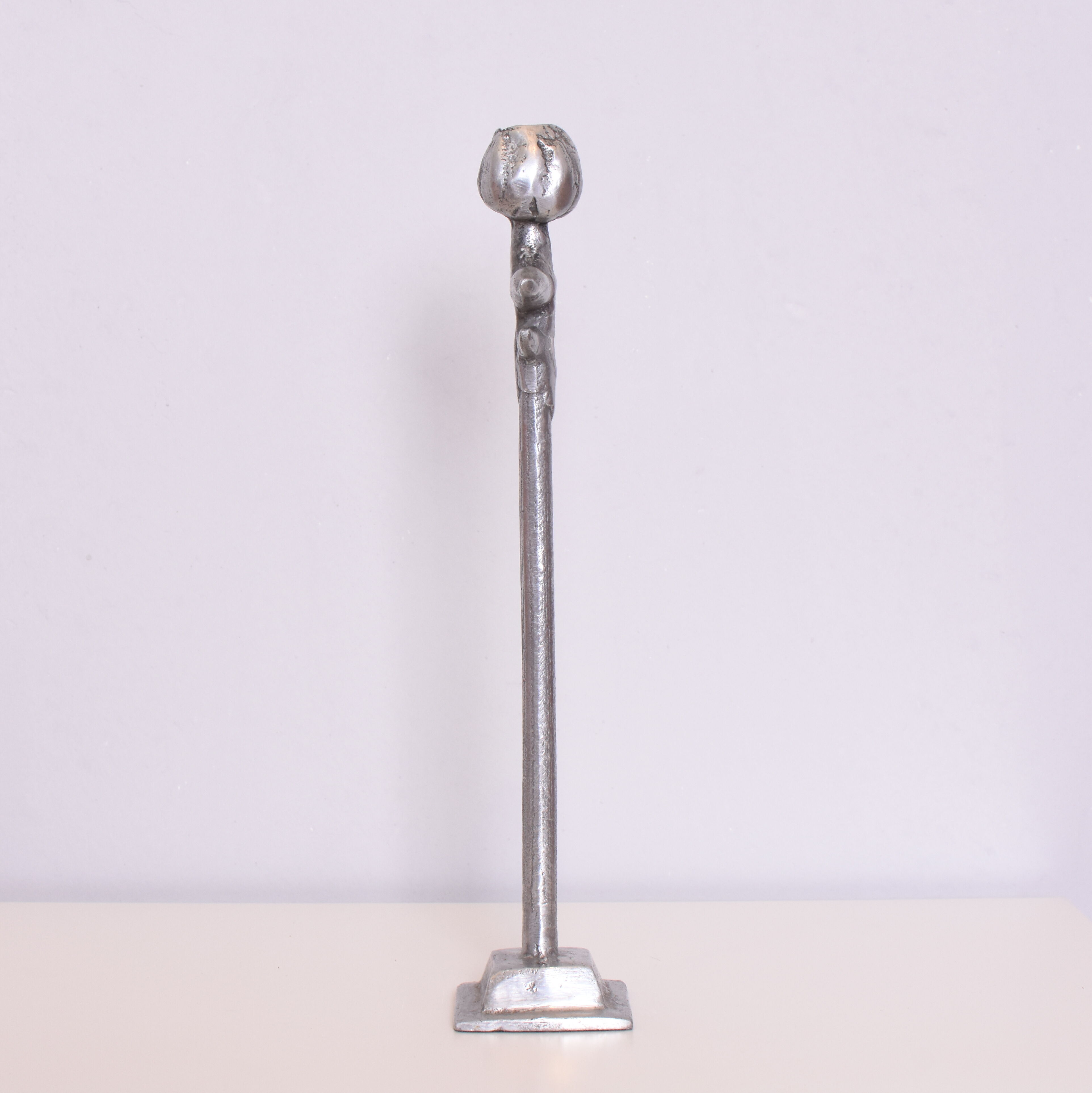 Aluminium candlesticks, 1970s