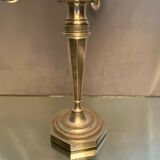 Louis XVI-style silver bronze chandelier