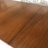 Scandinavian extension teak stretch table in butterfly ephardt by Meredew circa 60's