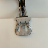 Vintage modernist wall lamp to tighten, chromed metal, Austria 1930